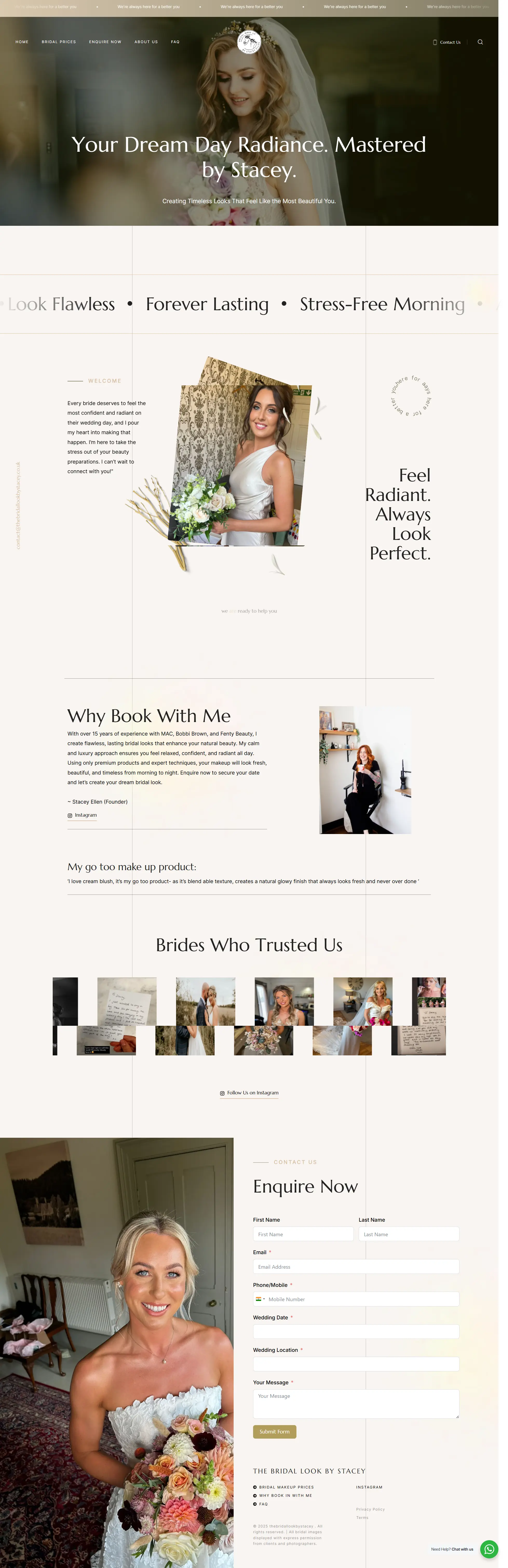 The Bridal Look by Stacey